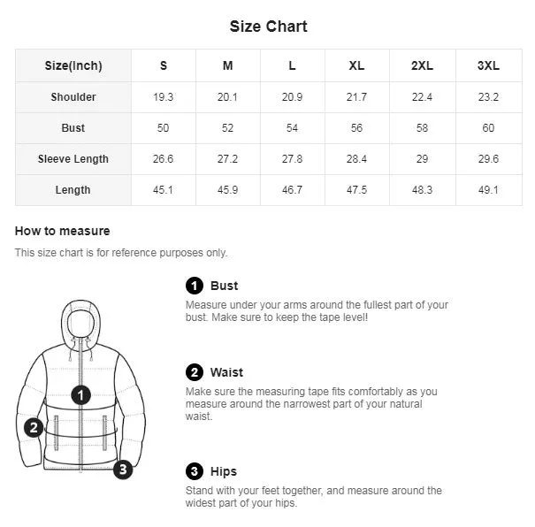 Lesmart Men's Winter Warm Down Coat