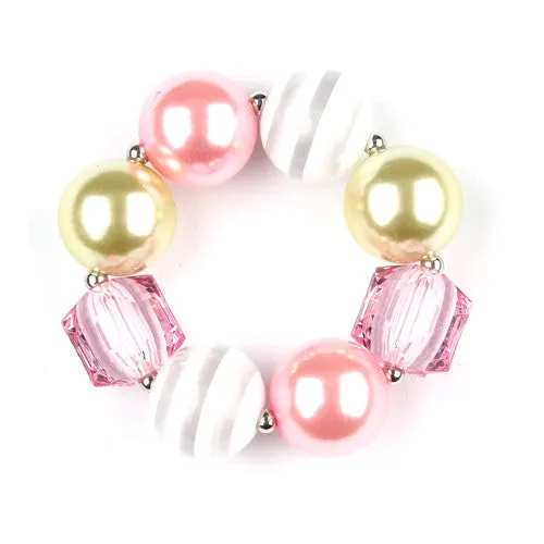 Lovely Pink Chunky Bracelet - Free Shipping to N.A.