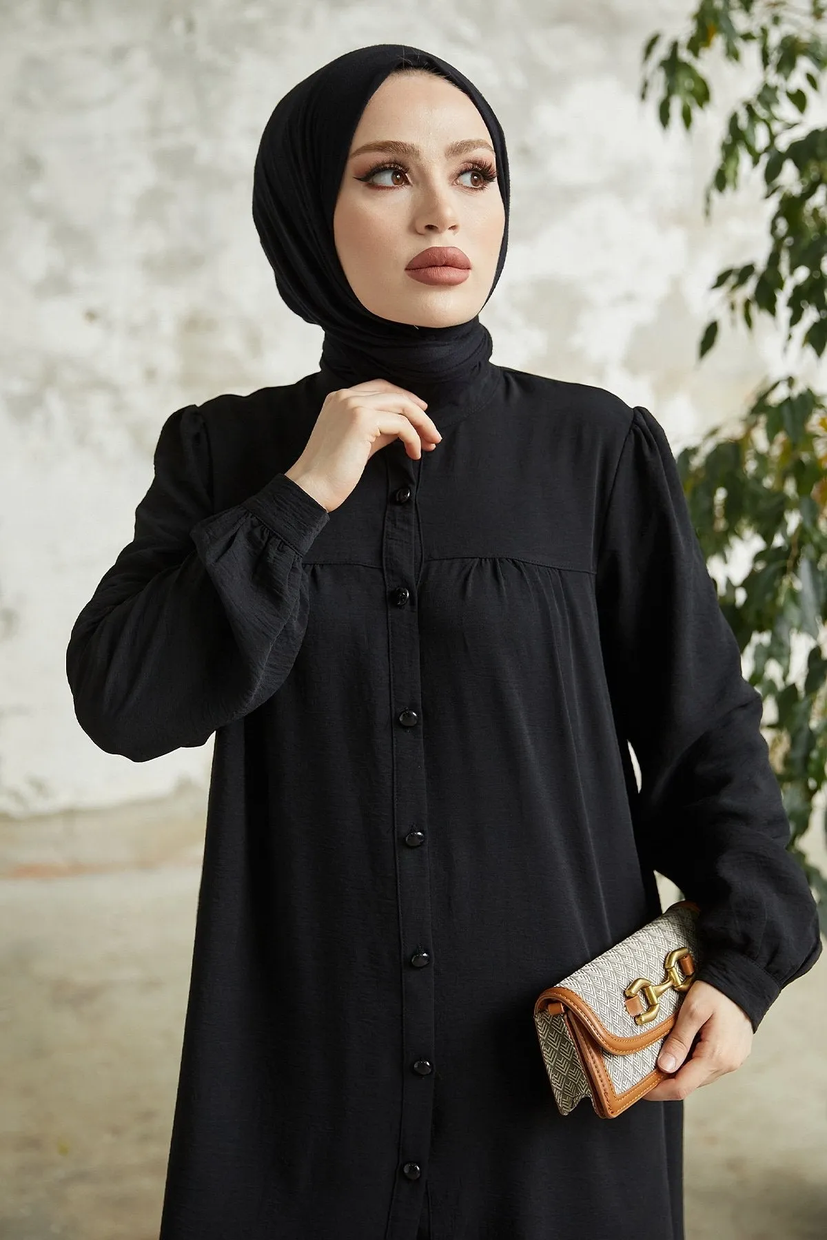 MDS Women Arfa Ayrobin Buttoned Casual Suit - Black - Mazarrón