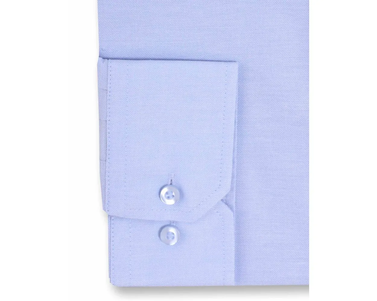 Mens Blue Oxford Button Down Long Sleeve Shirt