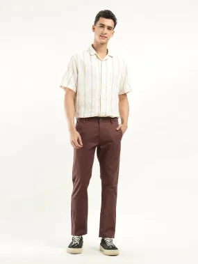 Men's Brown Slim Fit Chinos