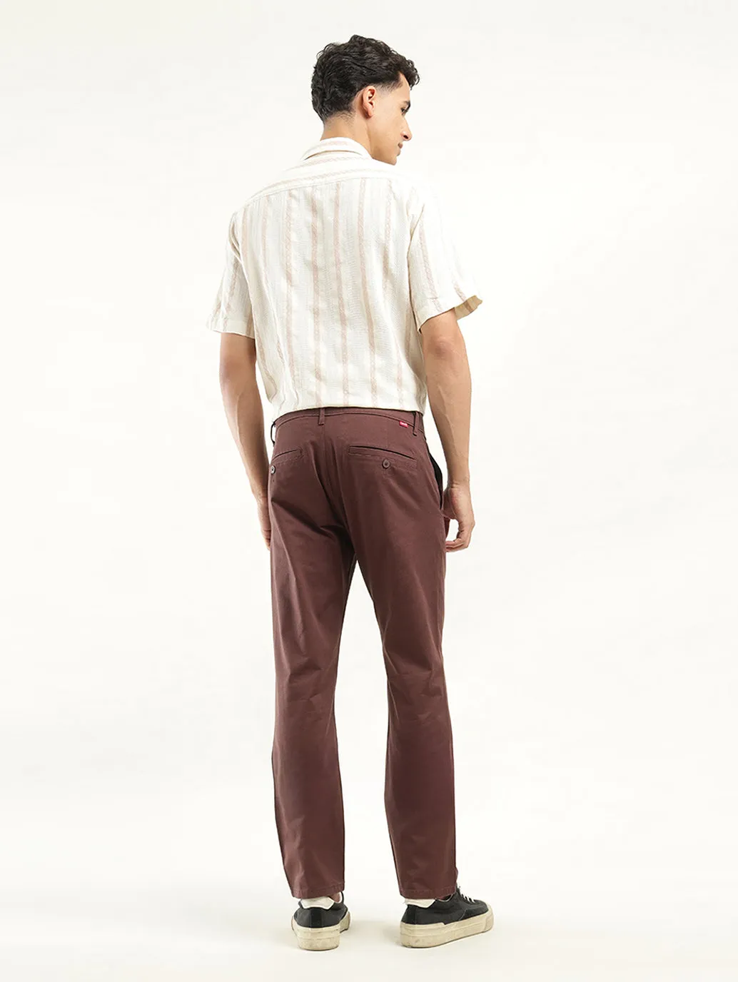 Men's Brown Slim Fit Chinos