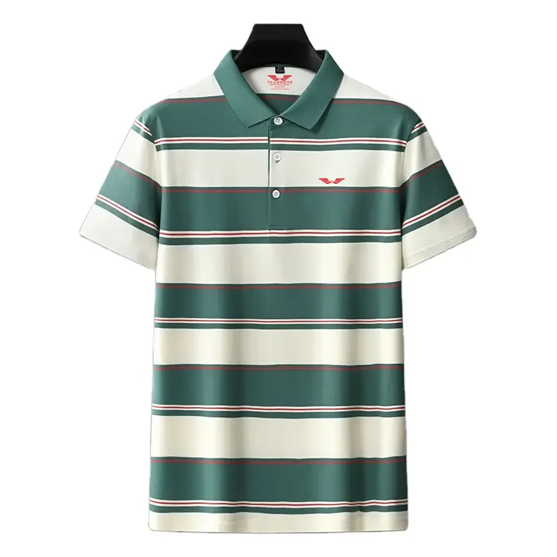 Men's Exclusive Premium Quality Cotton Striped Polo Shirt