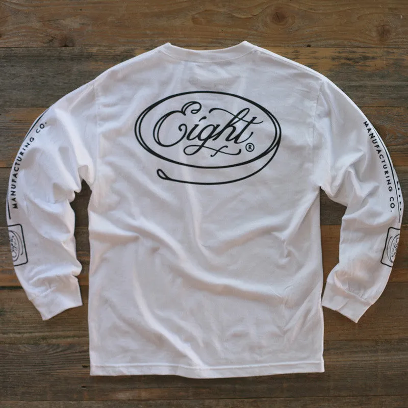 Motor Co Tee L/S White