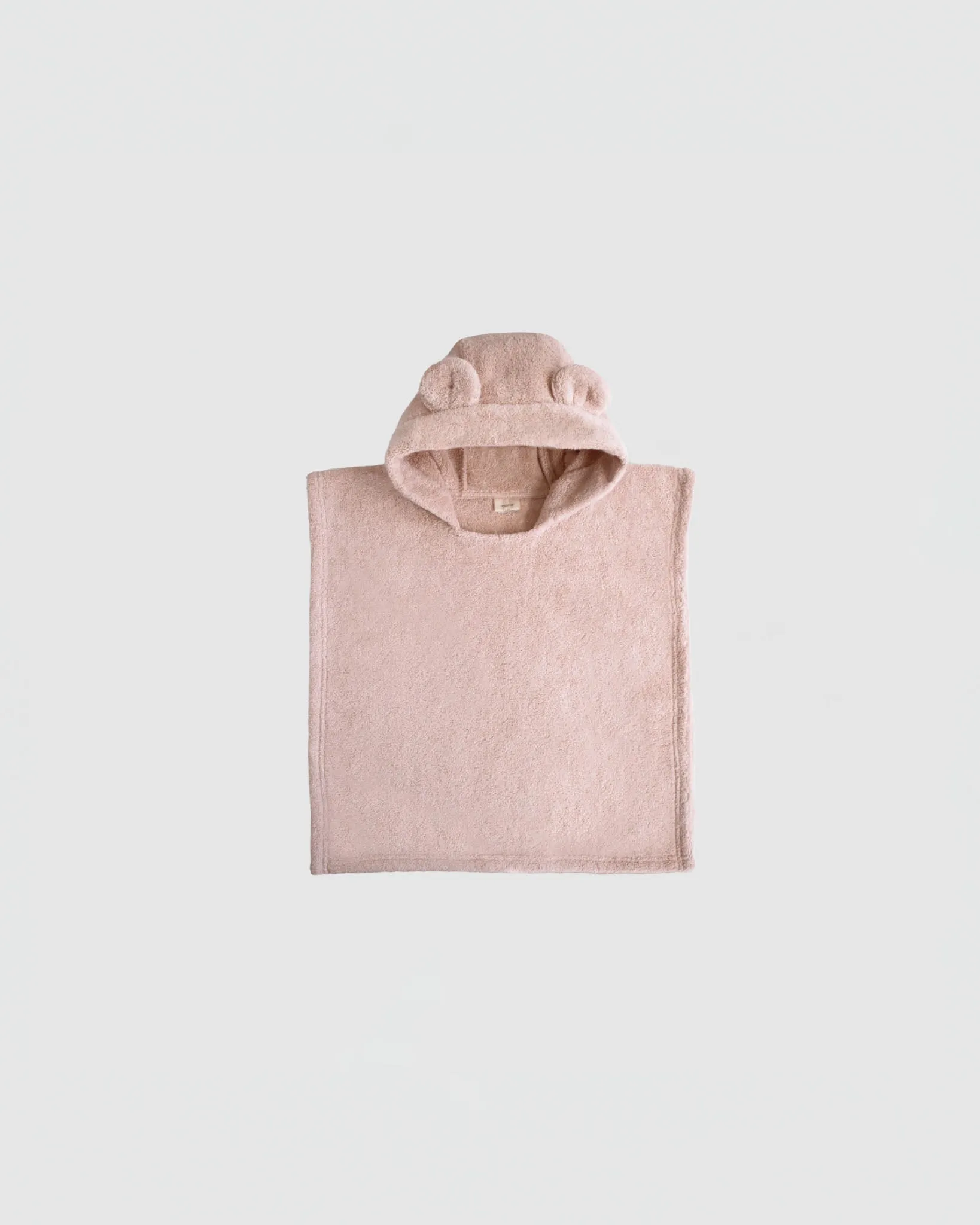 Mushie Bear Poncho Towel in Blush