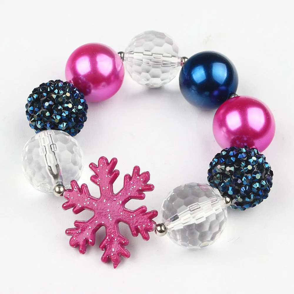 Pink Princess Rhinestone Kids Bracelet - Free Shipping to N.A.