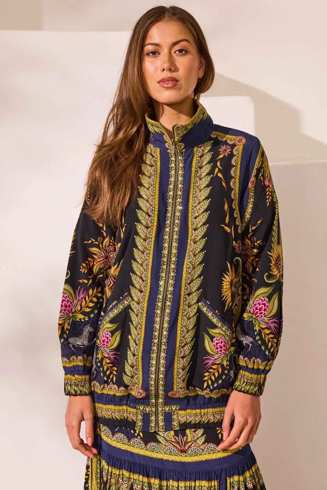 Queen Of Savannah Oversize Bomber
