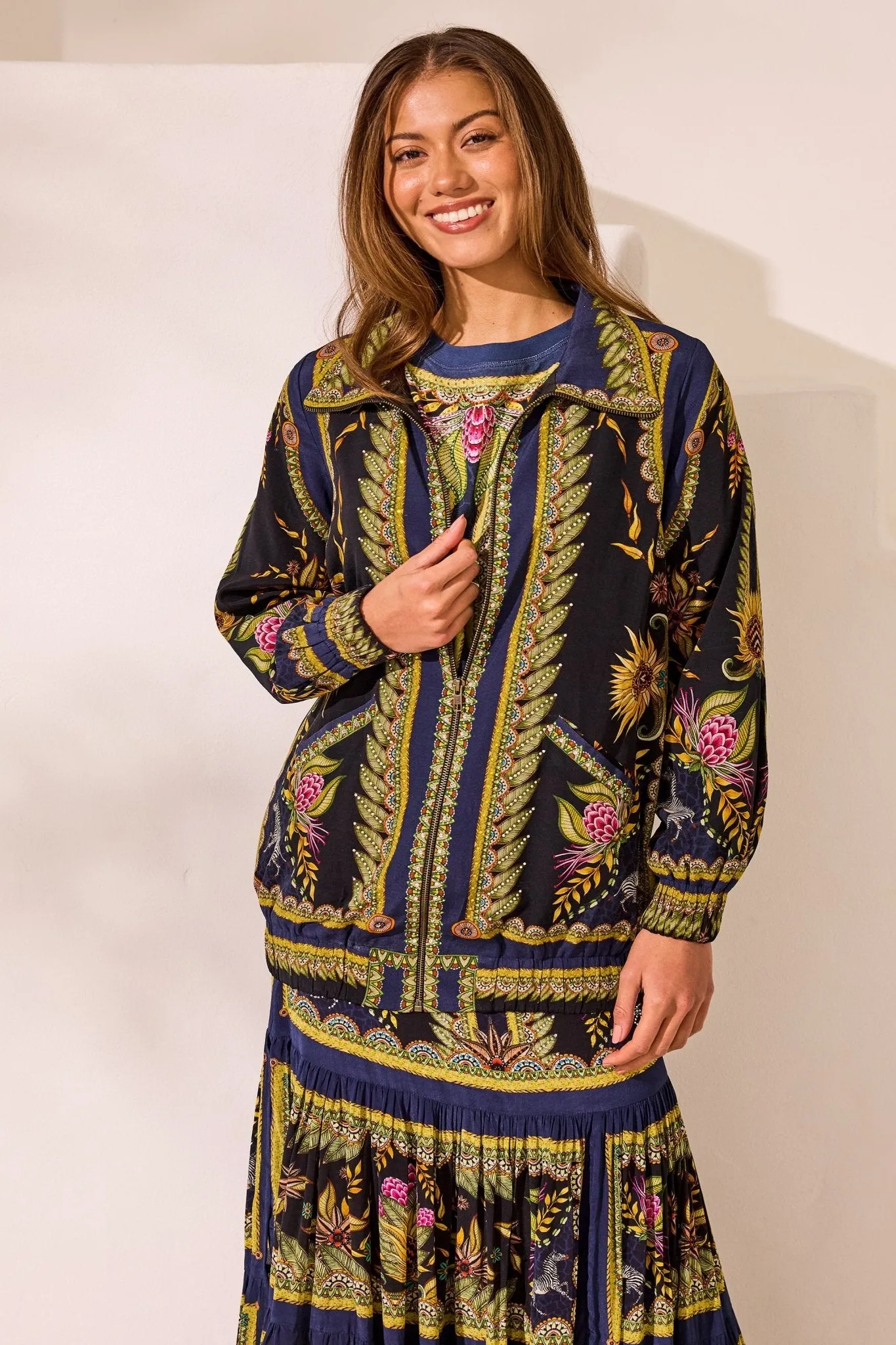 Queen Of Savannah Oversize Bomber