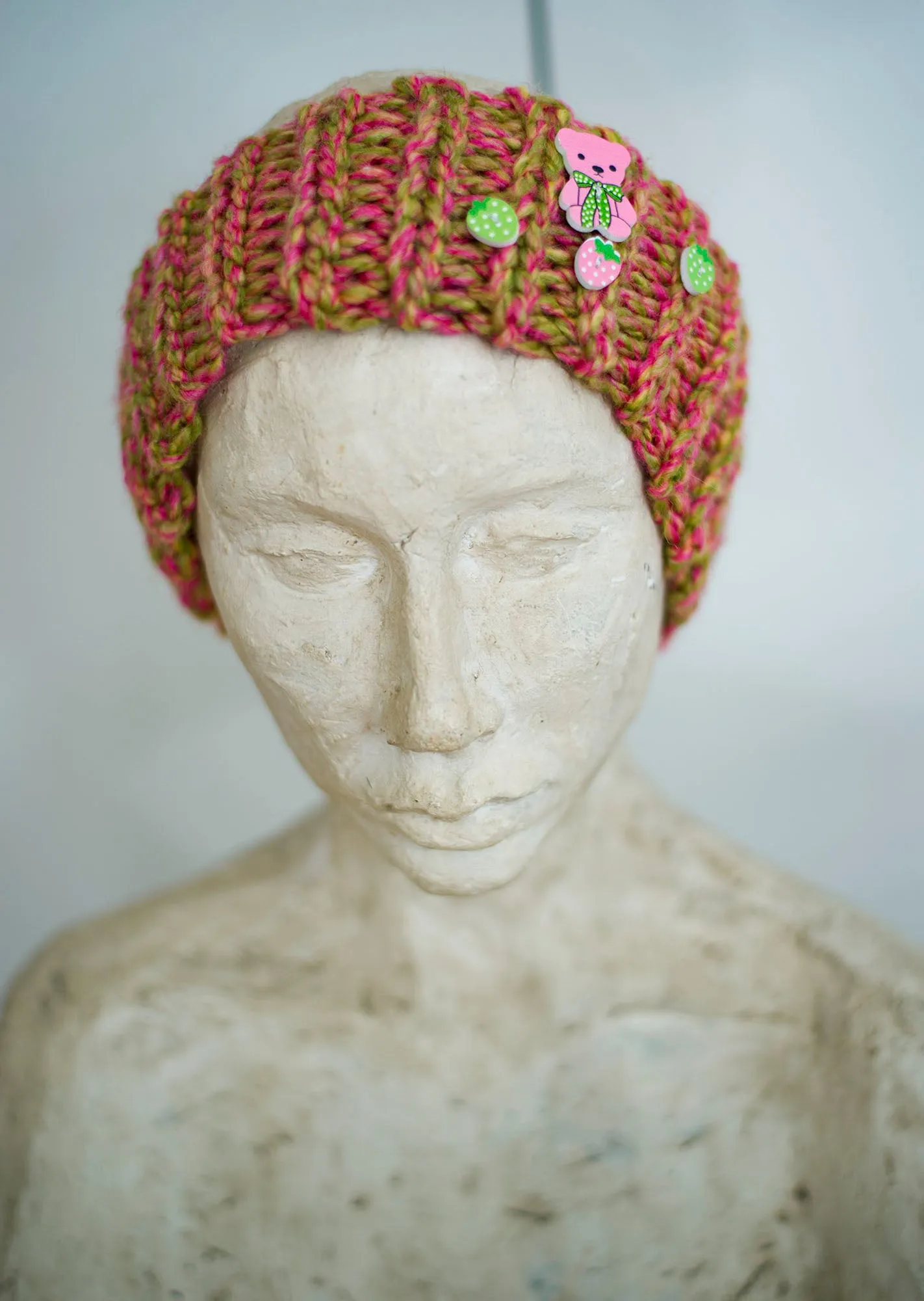 "Country In Spring" Pink Headband for girls
