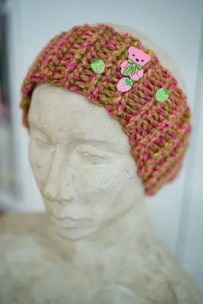 "Country In Spring" Pink Headband for girls