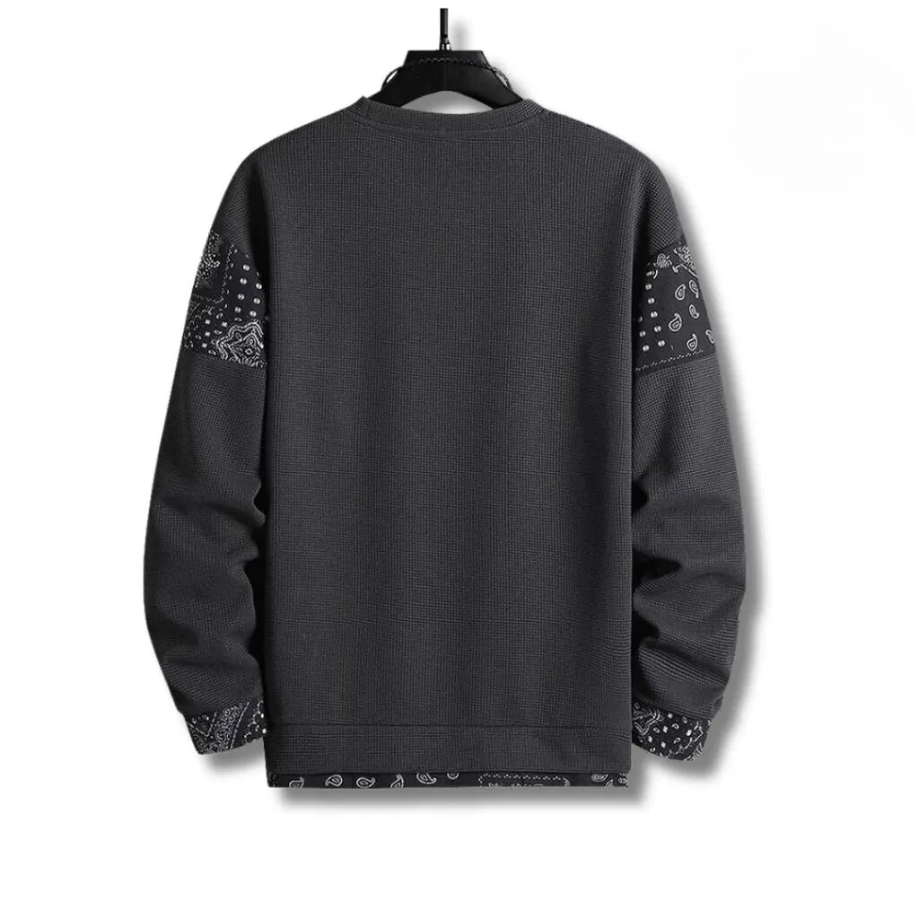 RHETT - Un pull patchwork élégant