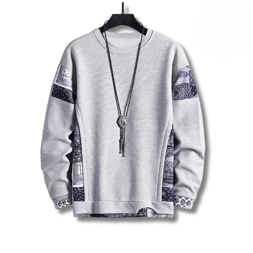 RHETT - Un pull patchwork élégant