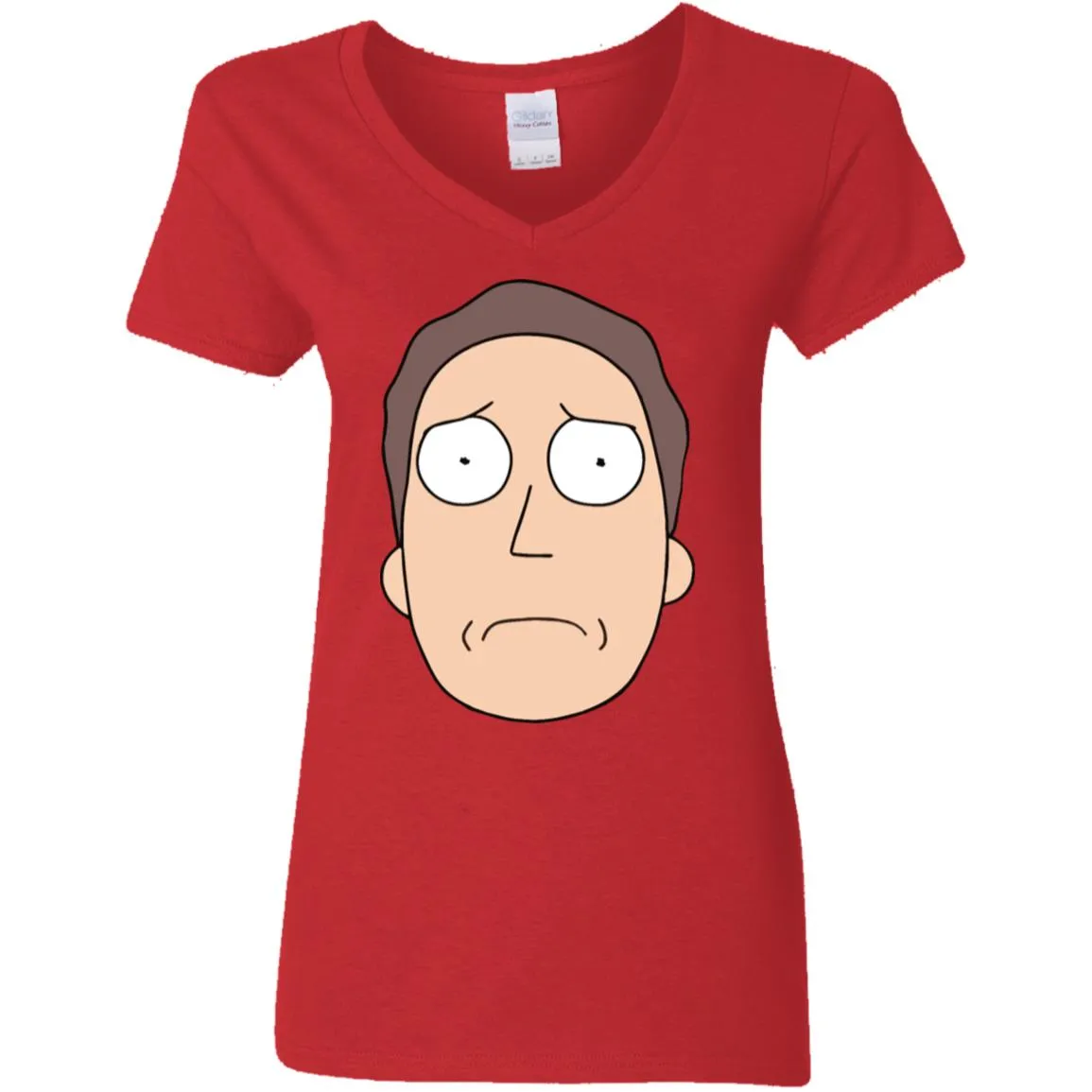 Rick And Morty Jerry Smith Women V-Neck T-Shirt