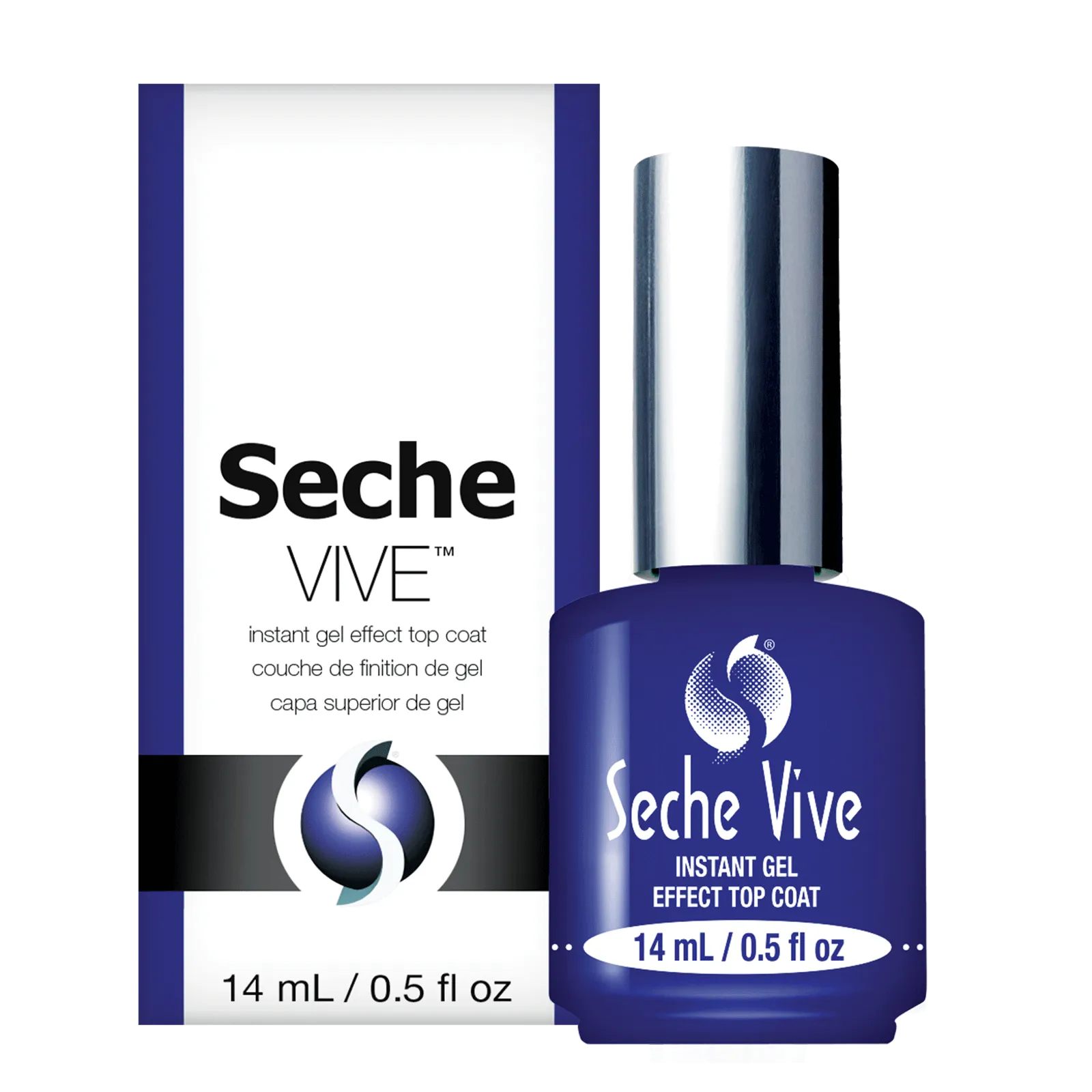 Seche Vive Gel Effect Top Coat 0.5 Oz