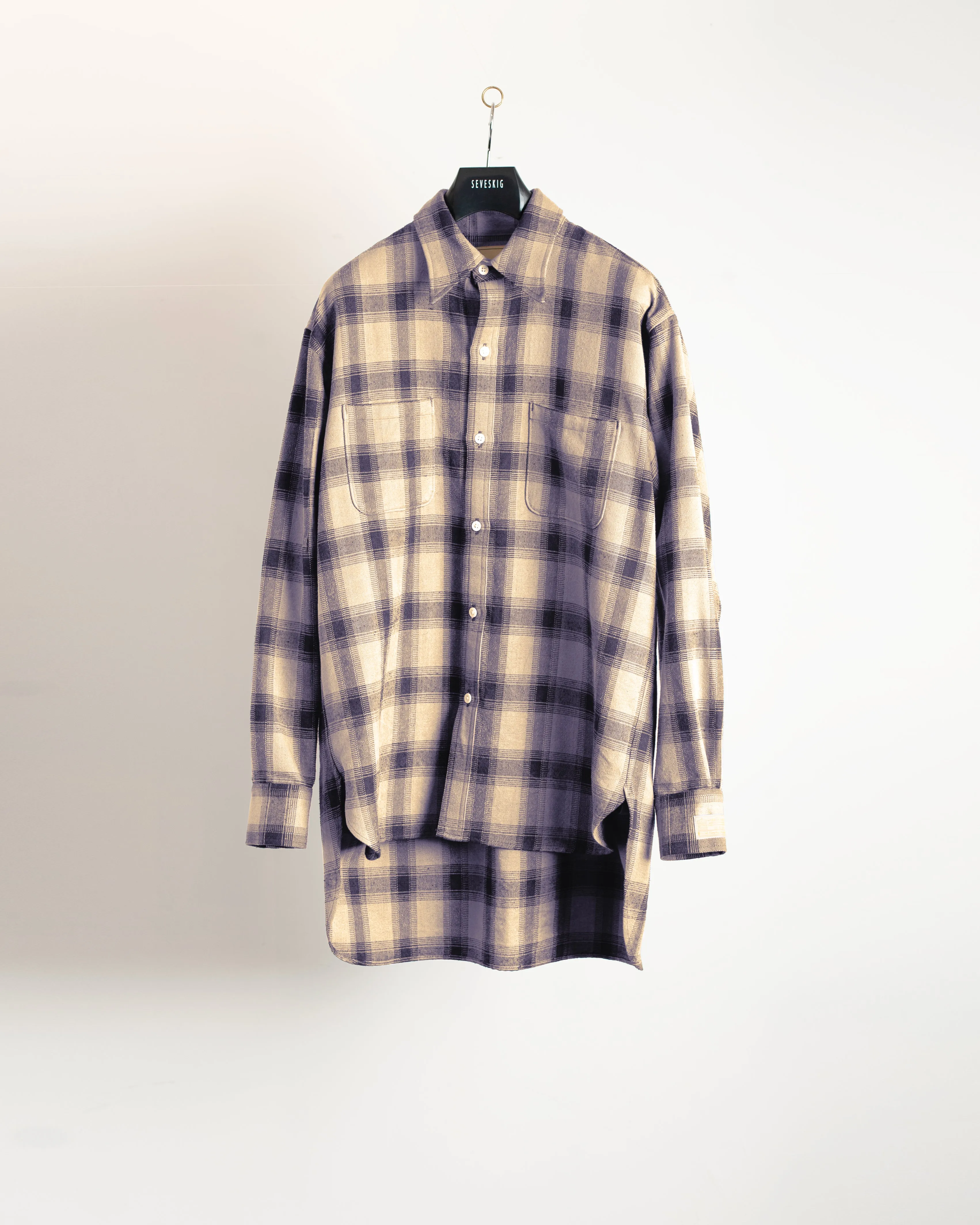 SH-SV-NAS-1003 / Silk flannel Shirt