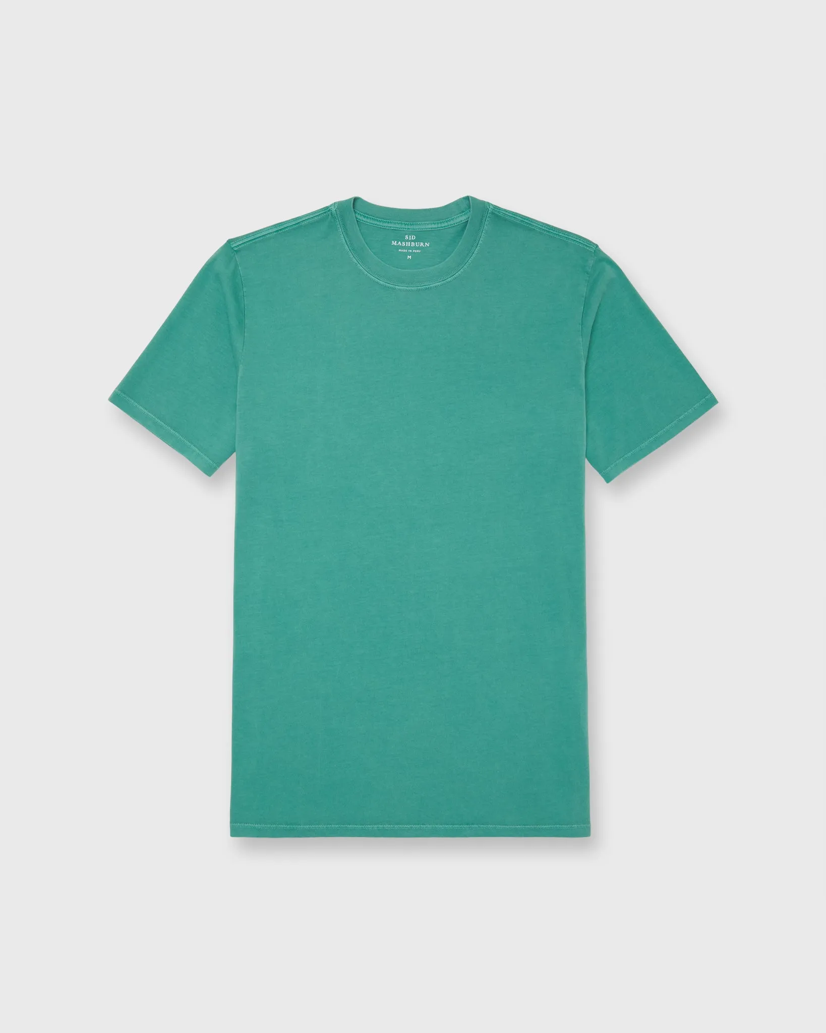 Short-Sleeved Tee in Lovat Pima Cotton