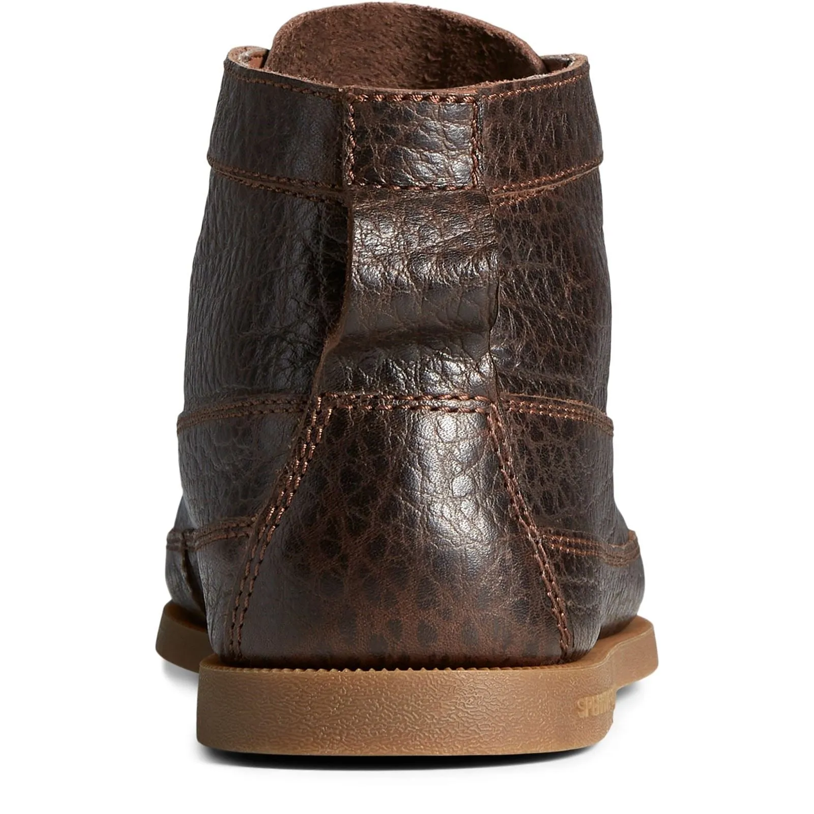 Sperry Authentic Original Boat Chukka Tumbled Leather Men's Dark Brown Boots