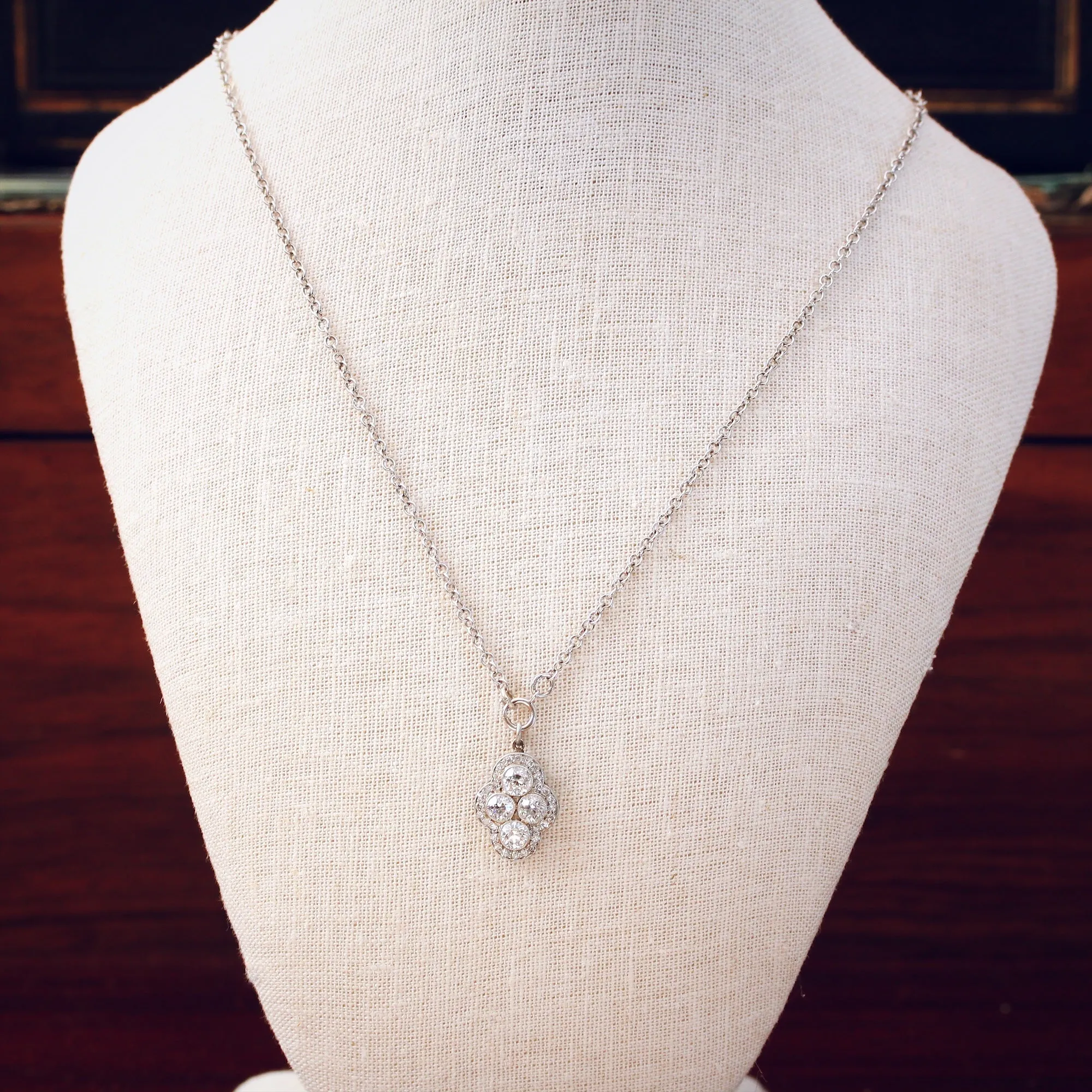 *SWOON!* Divinely Glamorous Vintage Art Deco Diamond Pendant