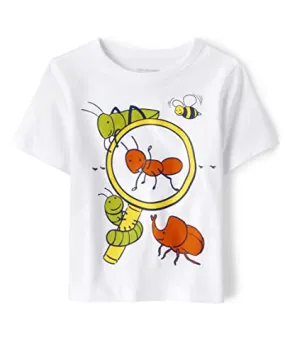 The Children's Place Baby Toddler Boys Short Sleeve Graphic T-Shirt, Bugs