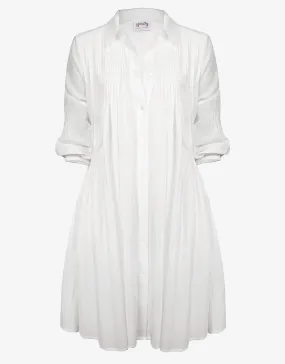 Tunic Beach Dress - White