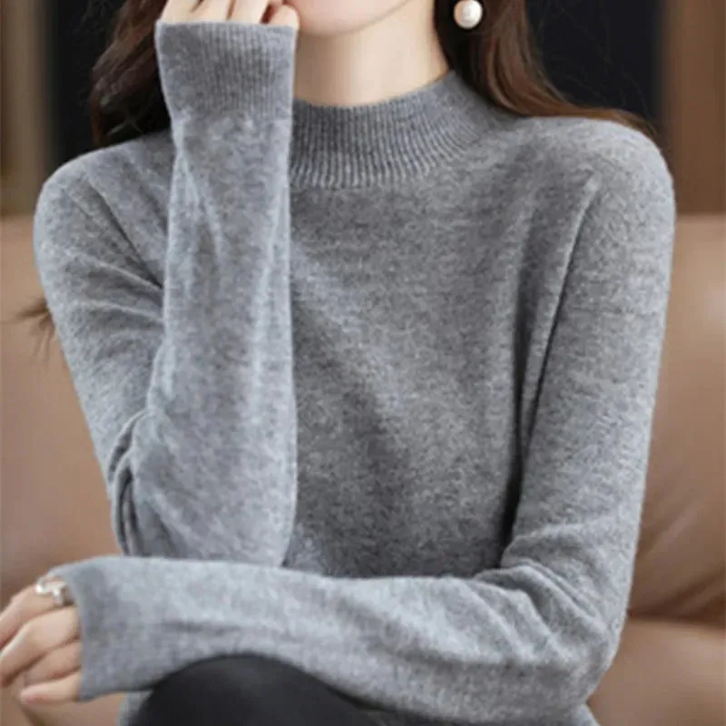 Women's Loose Cashmere Knitwear Pullover Sweater