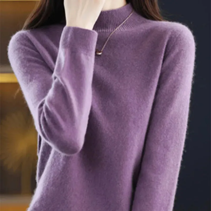 Women's Loose Cashmere Knitwear Pullover Sweater