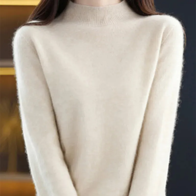 Women's Loose Cashmere Knitwear Pullover Sweater