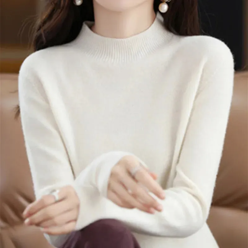 Women's Loose Cashmere Knitwear Pullover Sweater