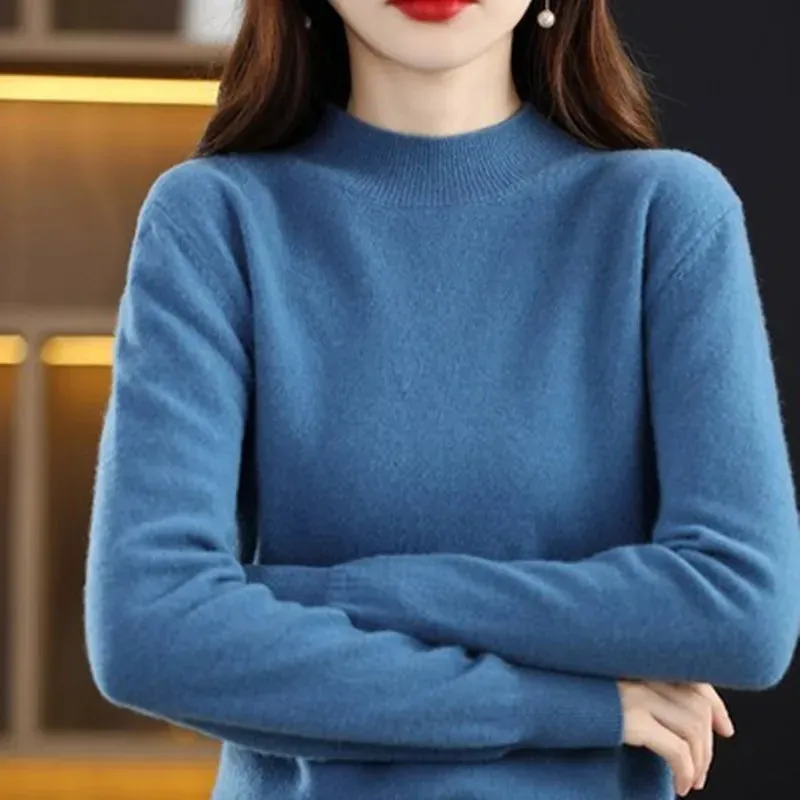 Women's Loose Cashmere Knitwear Pullover Sweater