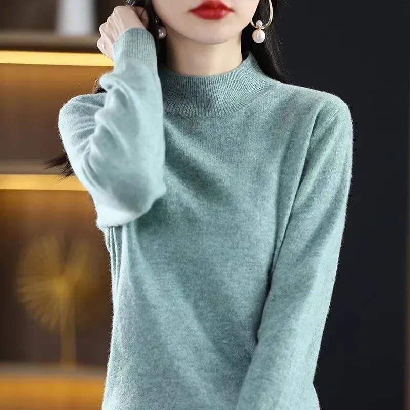 Women's Loose Cashmere Knitwear Pullover Sweater