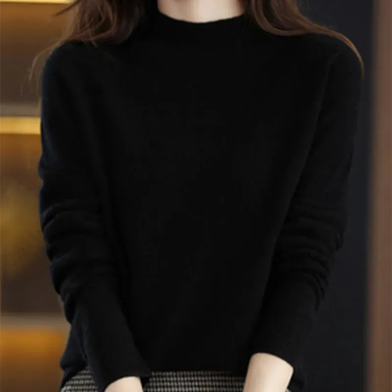 Women's Loose Cashmere Knitwear Pullover Sweater