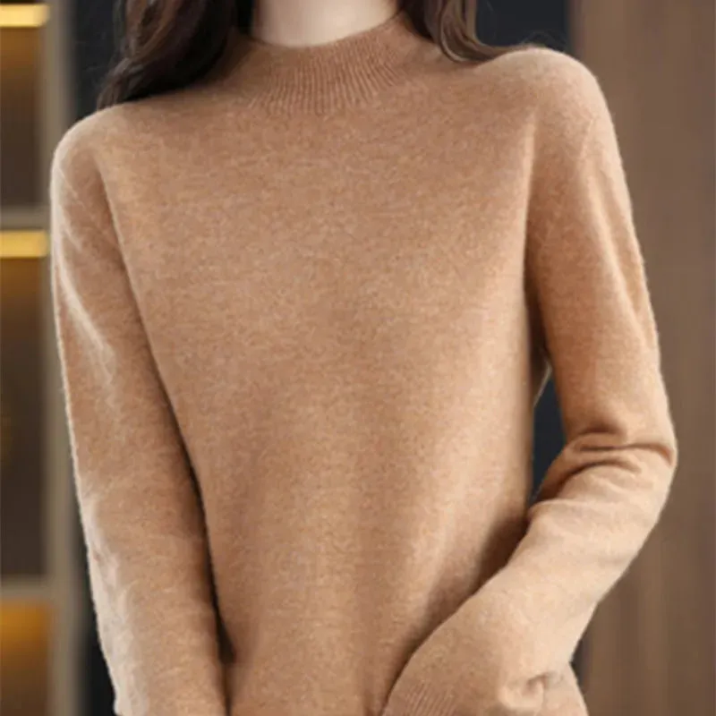 Women's Loose Cashmere Knitwear Pullover Sweater