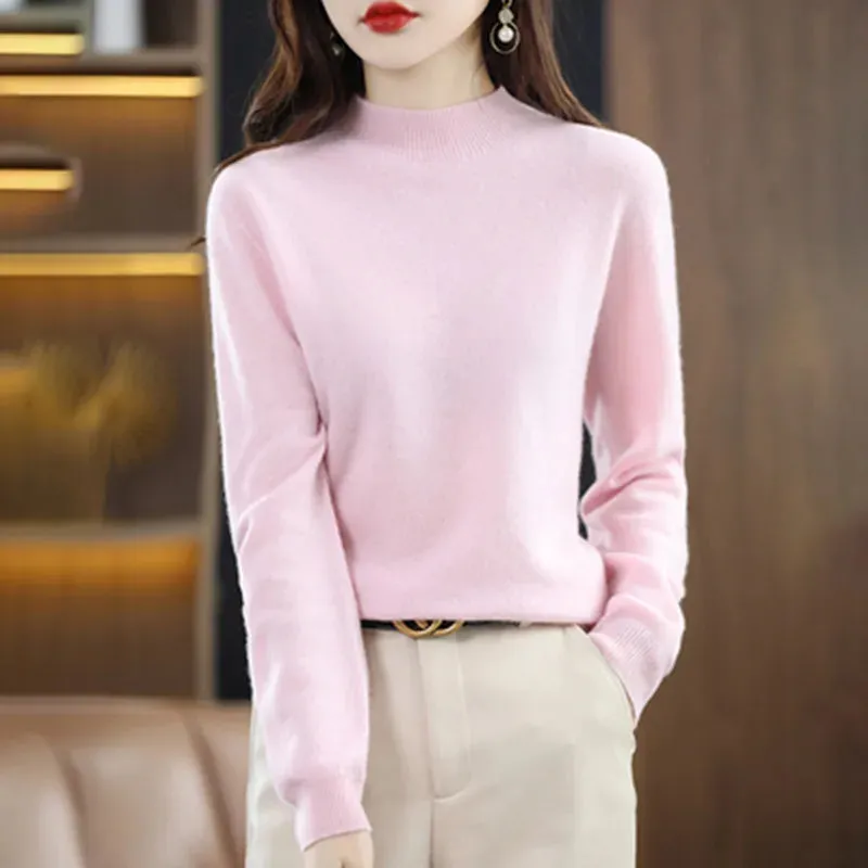 Women's Loose Cashmere Knitwear Pullover Sweater