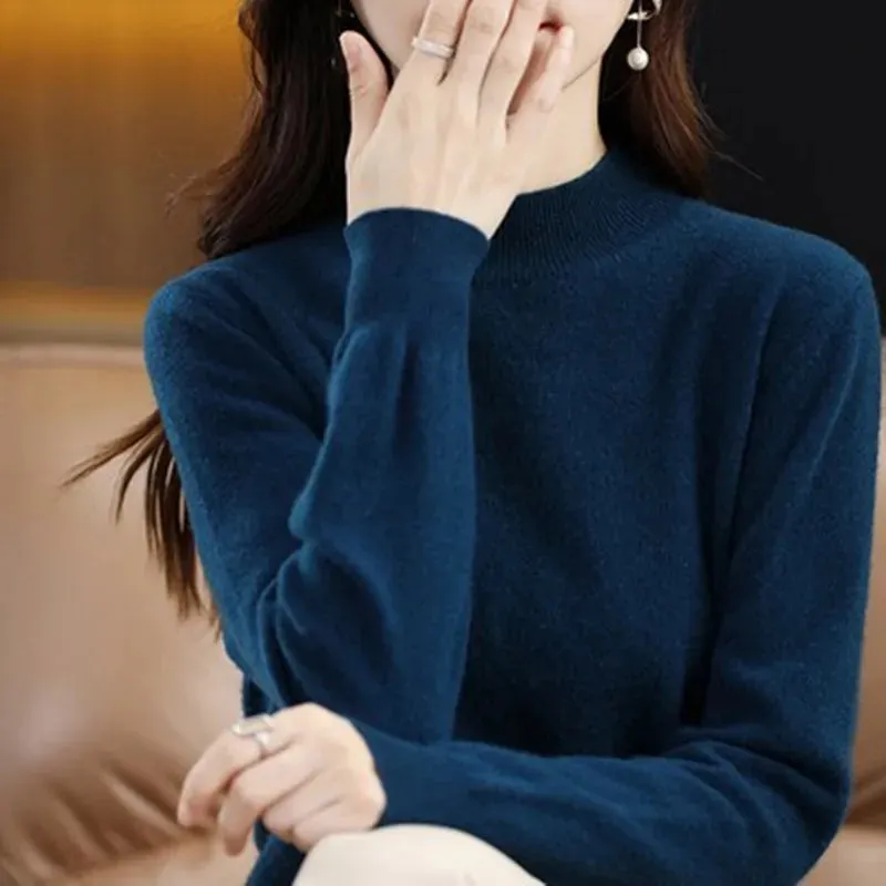 Women's Loose Cashmere Knitwear Pullover Sweater