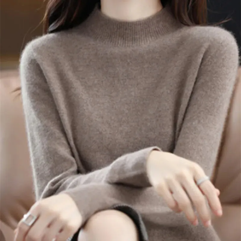 Women's Loose Cashmere Knitwear Pullover Sweater
