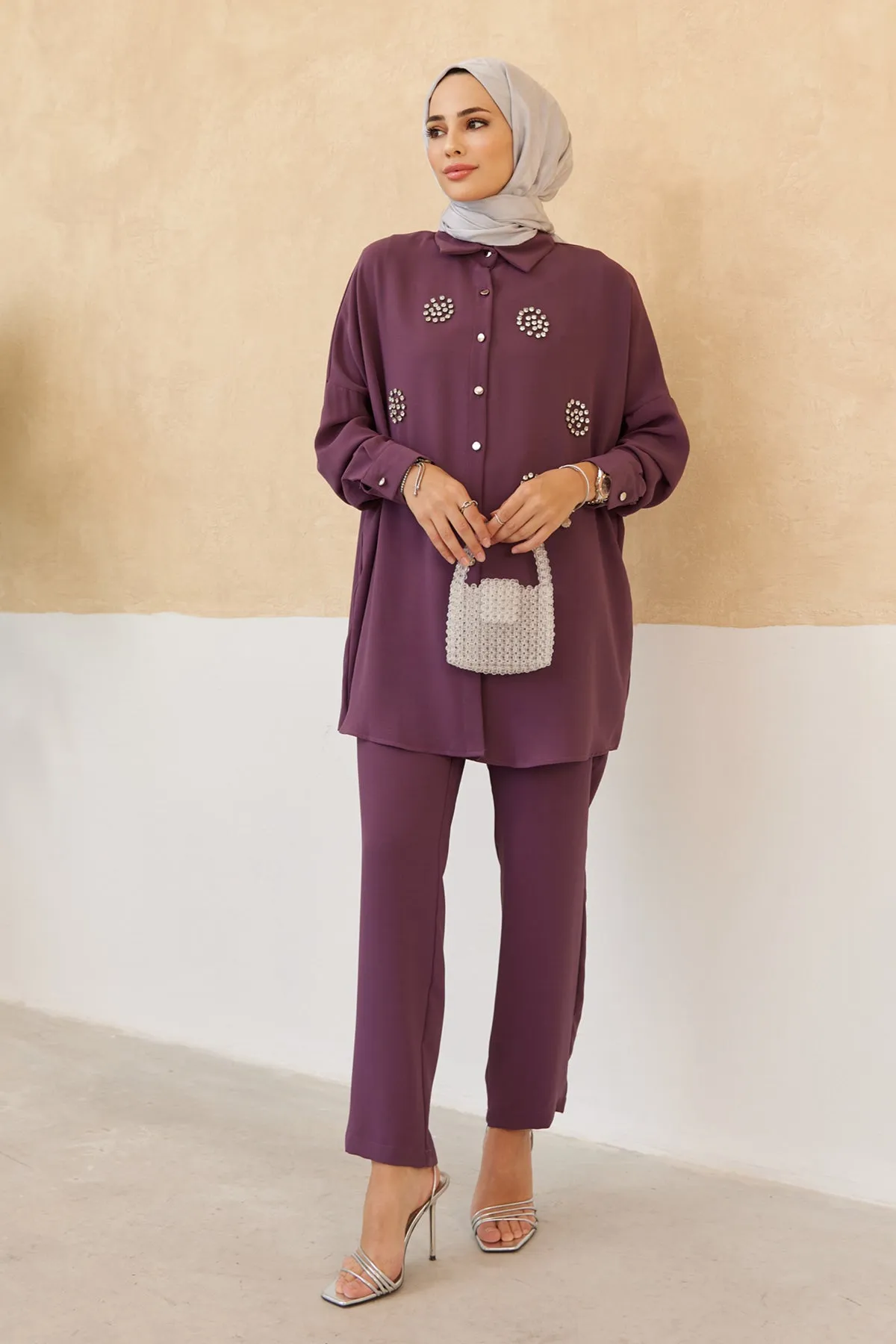 ZRF Women Stone Two-Piece Set - Lilac - Caguas