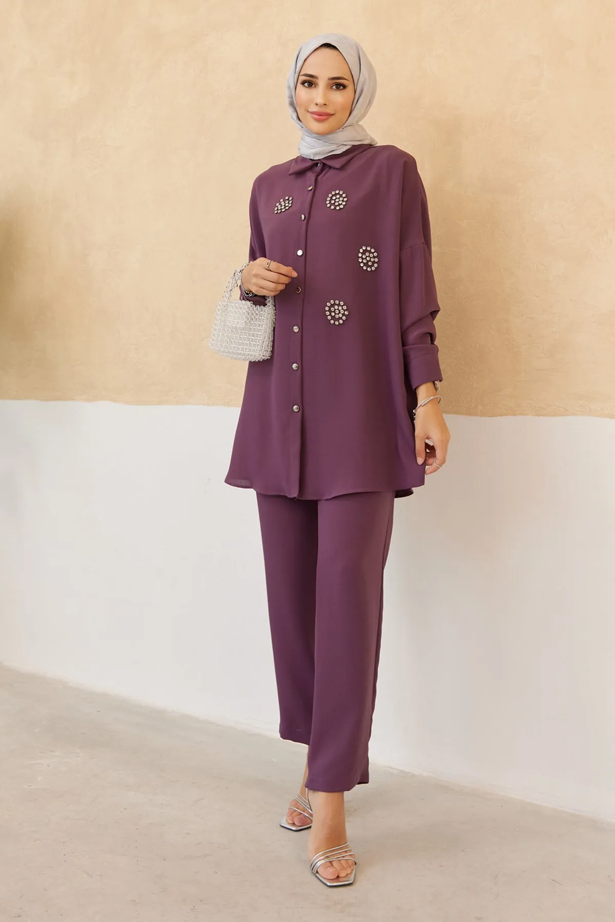 ZRF Women Stone Two-Piece Set - Lilac - Caguas